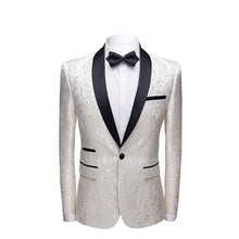 Load image into Gallery viewer, Fancy Paisley Blazer Men Luxury Print Shawl Collar Suit Jacket Men Wedding Dinner Party Stage Singer Costumes Terno Masculino