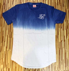 2018 The Latest  silk siksilk T shirt black white red spot long style Hip Hop T-shirt shirts Tops Men Longline tees With