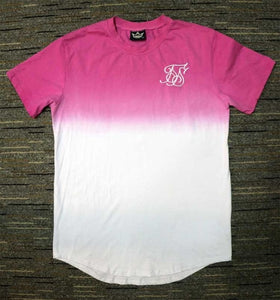 2018 The Latest  silk siksilk T shirt black white red spot long style Hip Hop T-shirt shirts Tops Men Longline tees With