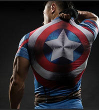 Load image into Gallery viewer, selling NEW 2018 Batman superhero captain America 3  Winter soldiers T-shirt man fashion T-shirt with short sleeves