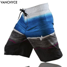 Load image into Gallery viewer, VANCHYCE  Summer Shorts Men Board Shorts Brand Swimwear Men Beach Shorts Men Bermuda Short Quick Dry Silver Men's Boardshorts