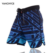 Load image into Gallery viewer, VANCHYCE  Summer Shorts Men Board Shorts Brand Swimwear Men Beach Shorts Men Bermuda Short Quick Dry Silver Men's Boardshorts