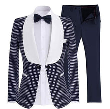 Load image into Gallery viewer, Custom Made Two-Piece One Button Blazer Business Gentle Men Suits Prom Suits For Men Wedding Best Man Tuxedo