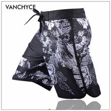 Load image into Gallery viewer, VANCHYCE  Summer Shorts Men Board Shorts Brand Swimwear Men Beach Shorts Men Bermuda Short Quick Dry Silver Men's Boardshorts