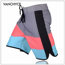 Load image into Gallery viewer, VANCHYCE  Summer Shorts Men Board Shorts Brand Swimwear Men Beach Shorts Men Bermuda Short Quick Dry Silver Men's Boardshorts