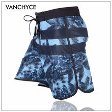 Load image into Gallery viewer, VANCHYCE  Summer Shorts Men Board Shorts Brand Swimwear Men Beach Shorts Men Bermuda Short Quick Dry Silver Men's Boardshorts